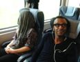 Linnea and Manu, on the Graz to Salzburg train.
