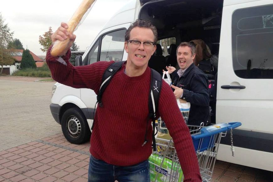 On the road - Baguette attack.